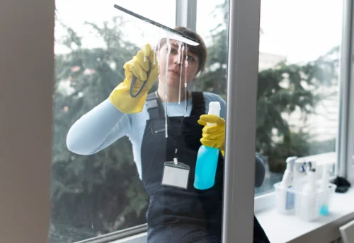 Nettoyage de vitres intérieures et extérieures à Saumeray
